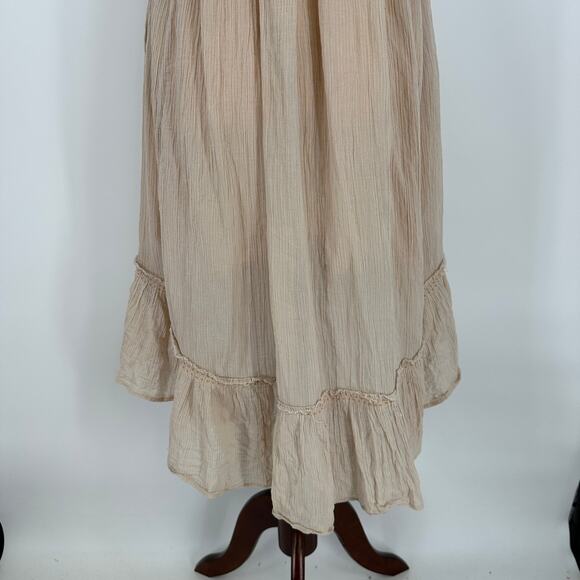 Free People Embroidered High Low Boho Racerback Pocket Dress Womens XS - Picture 7 of 12